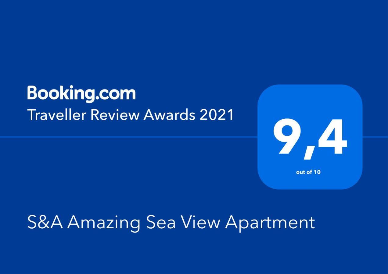 S&A Amazing Sea View Apartment Rhodes City Eksteriør bilde