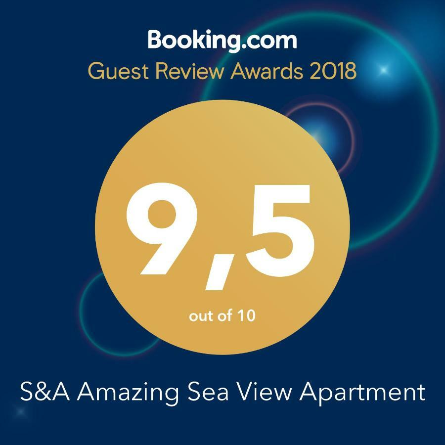 S&A Amazing Sea View Apartment Rhodes City Eksteriør bilde